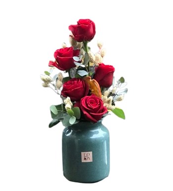 Old Vase 5 li Tasarım Güller