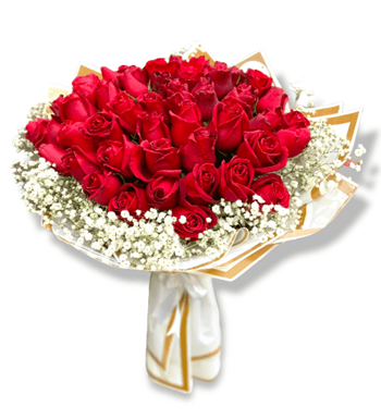 Love Kırmızı Gül Demeti